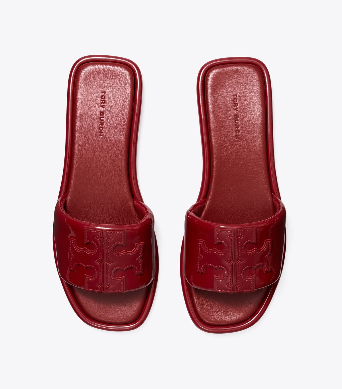 tory burch double t sport slide