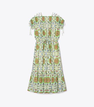 Printed Silk Dress