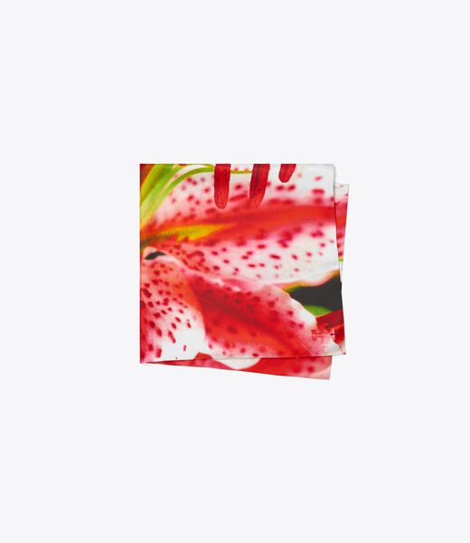 Lily Silk Square Scarf tory burch lily silk square scarf