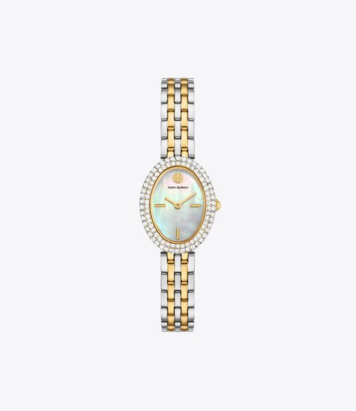 tory burch ساعة بيضاوية