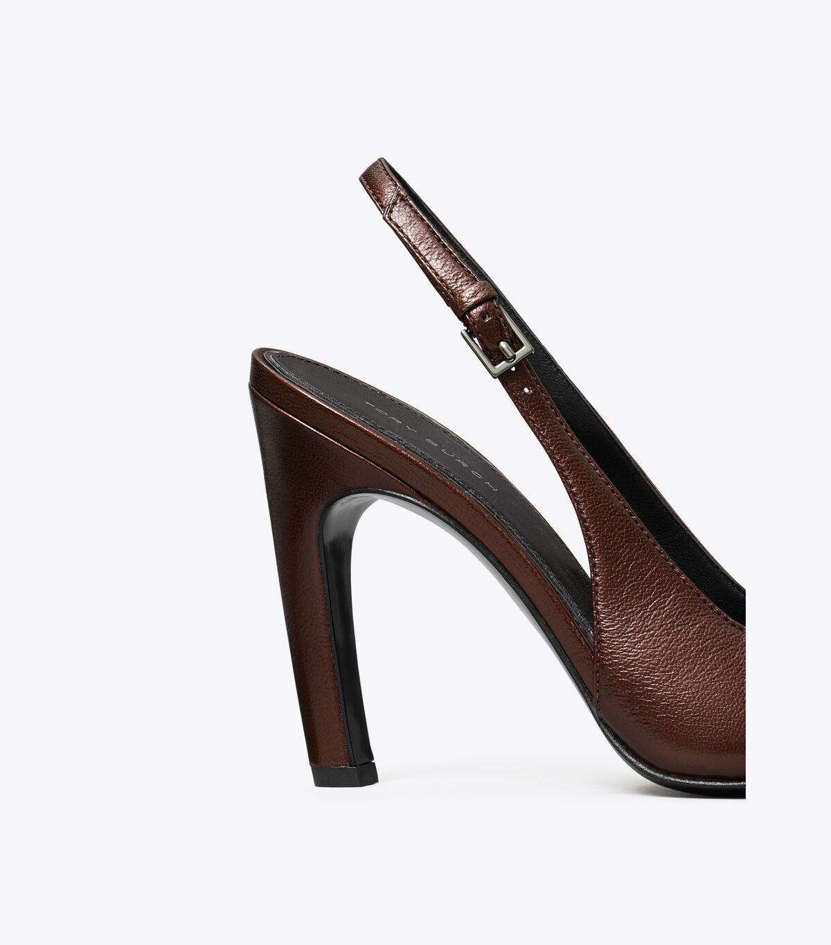 tory burch pav cut out logo heel