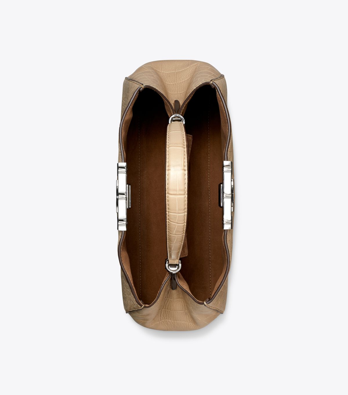 tory burch eleanor soft croc embossed satchel