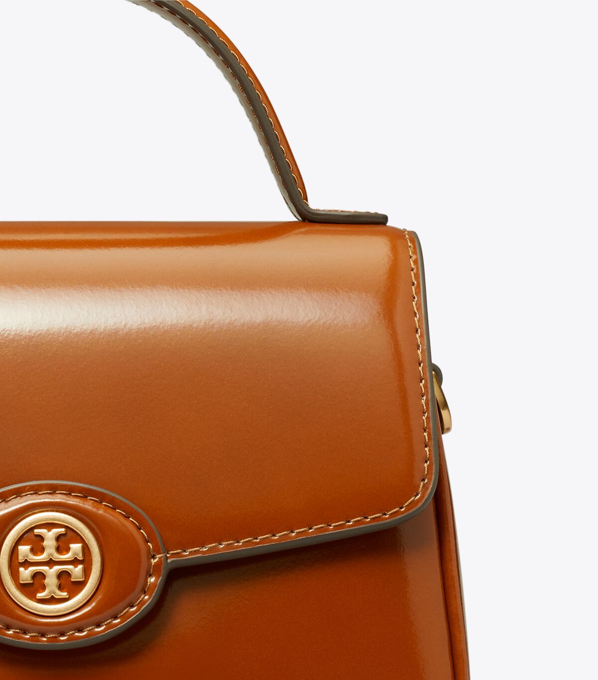 tory burch small robinson spazzolato top handle bag