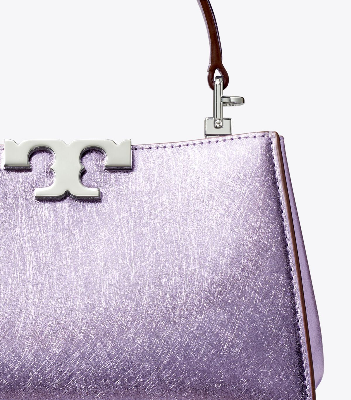 tory burch mini eleanor metallic satchel