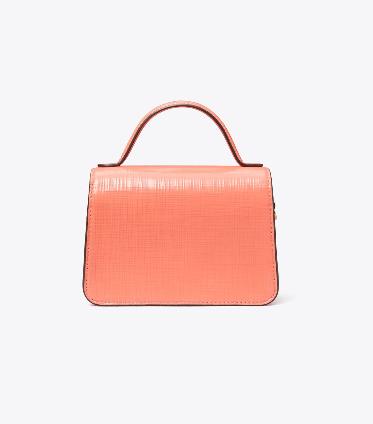 tory burch small robinson crosshatched top handle bag