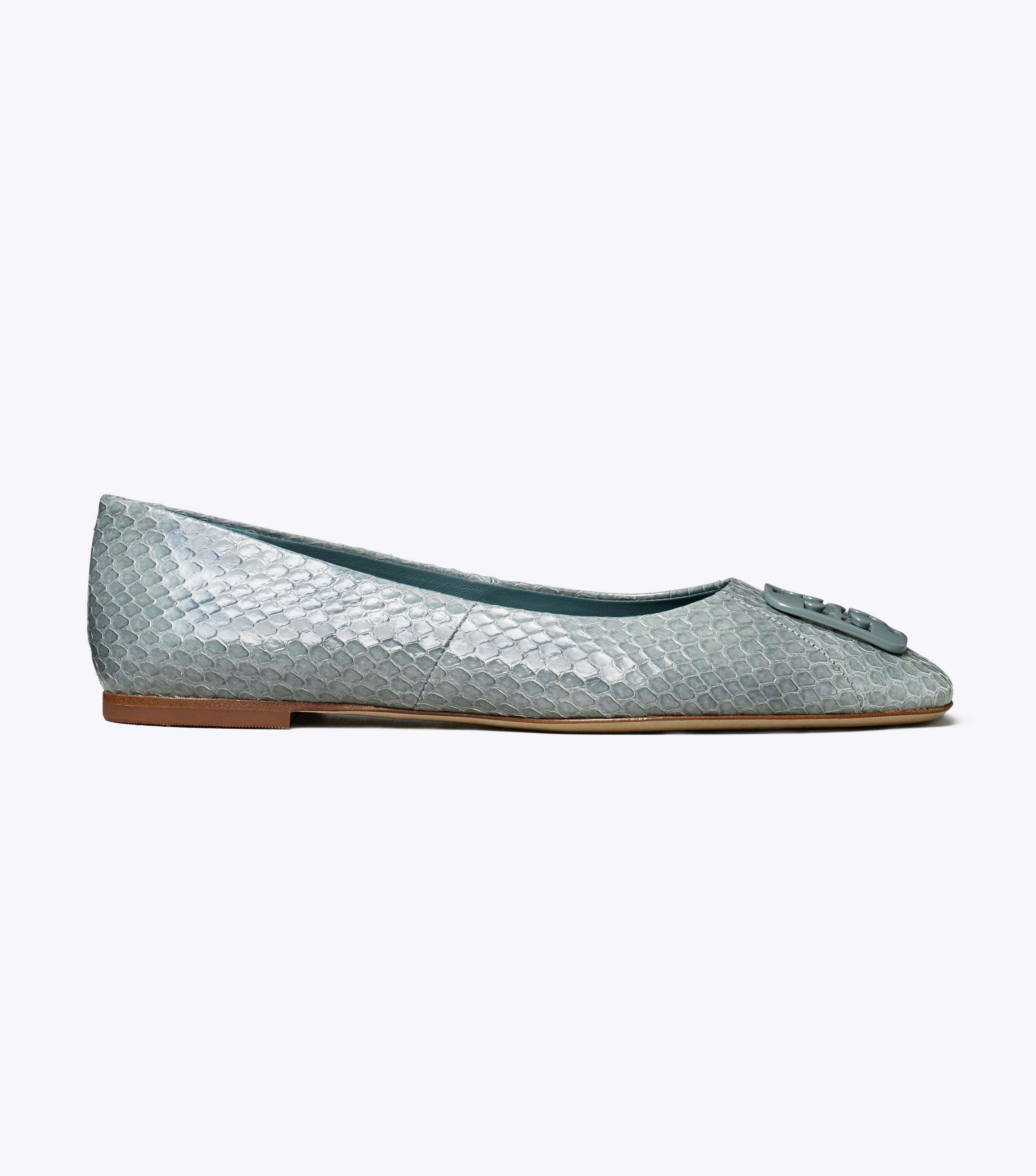 Tory Burch Georgia Snakeskin Ballet Flat Tory Burch KW
