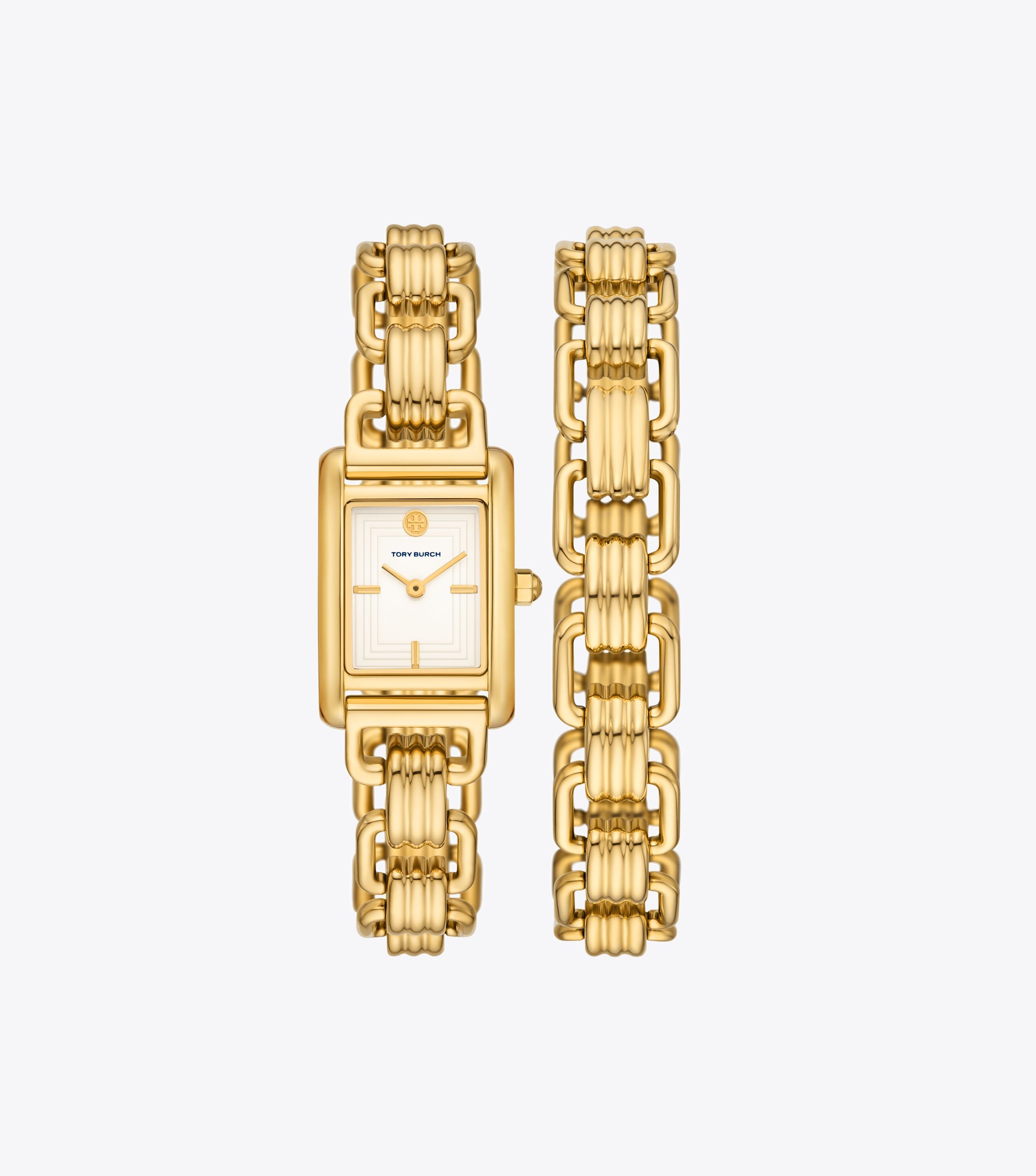 Mini Eleanor Watch, Ivory/Gold | Tory Burch KW