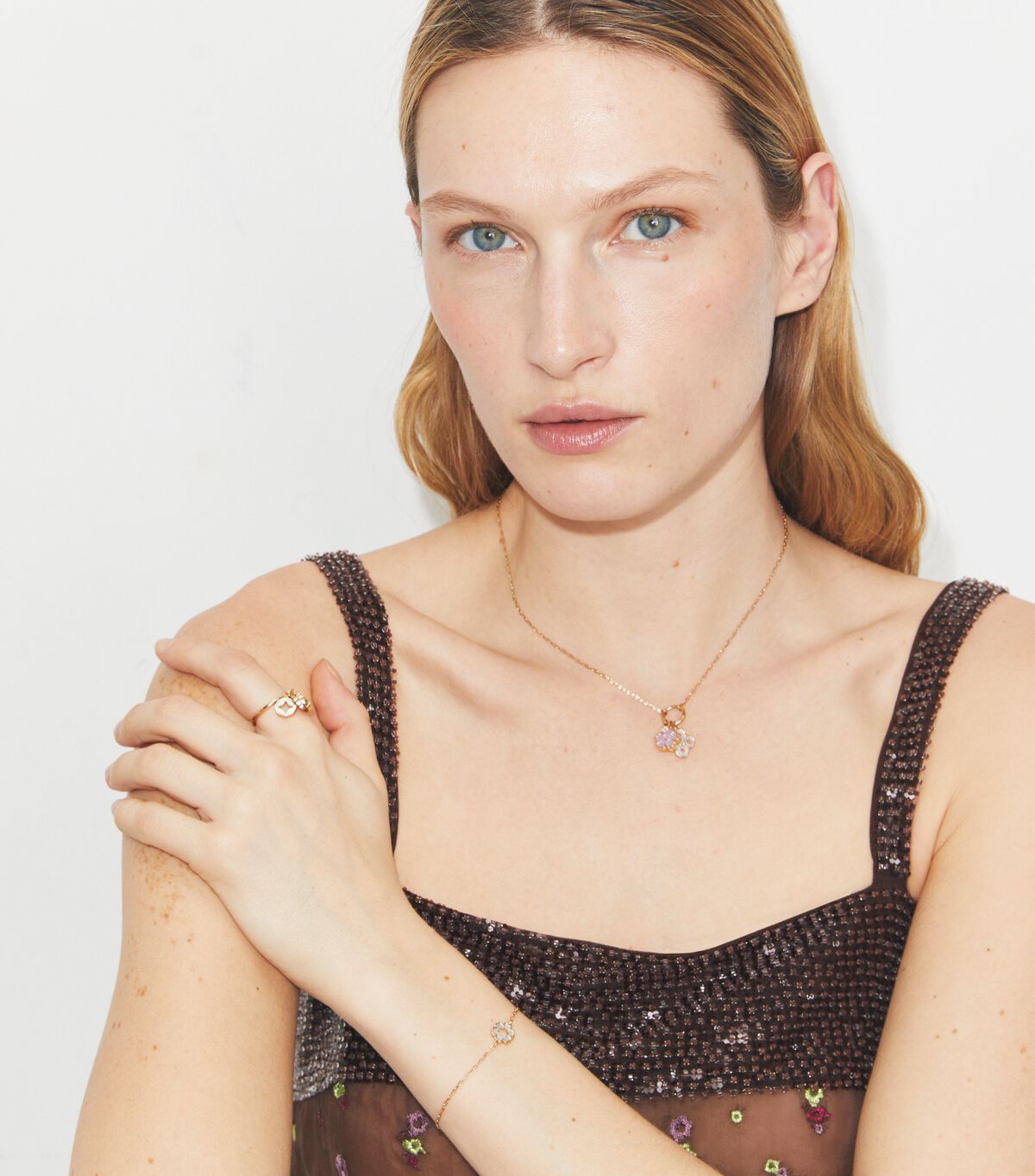 Forget Me Not Hex Bracelet tory burch forget me not hex bracelet