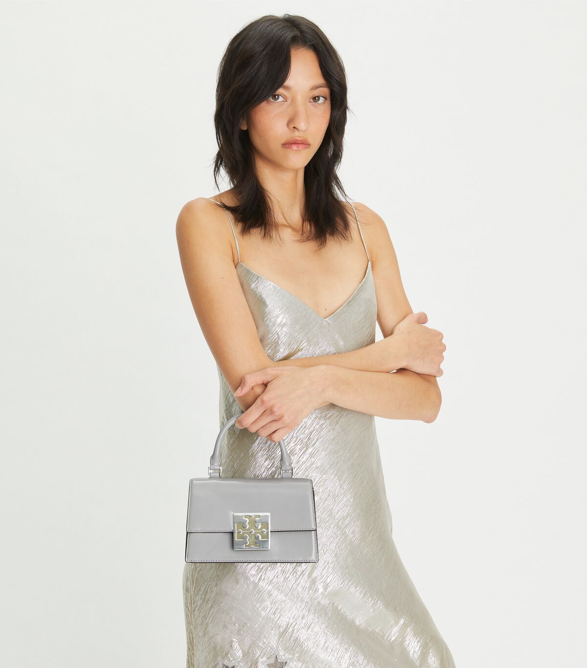 tory burch bon bon spazzolato mini top handle bag