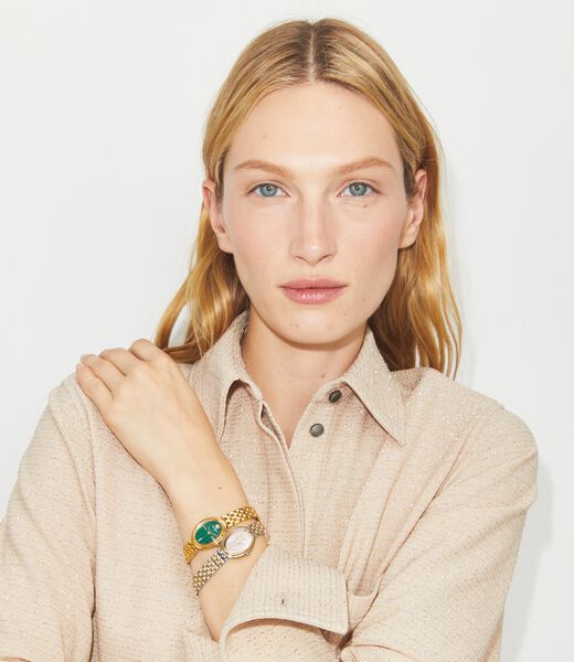 tory burch ساعة بيضاوية