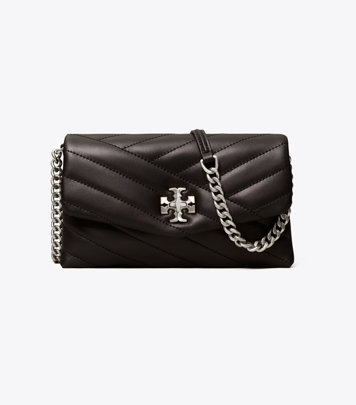 tory burch kira chevron chain wallet
