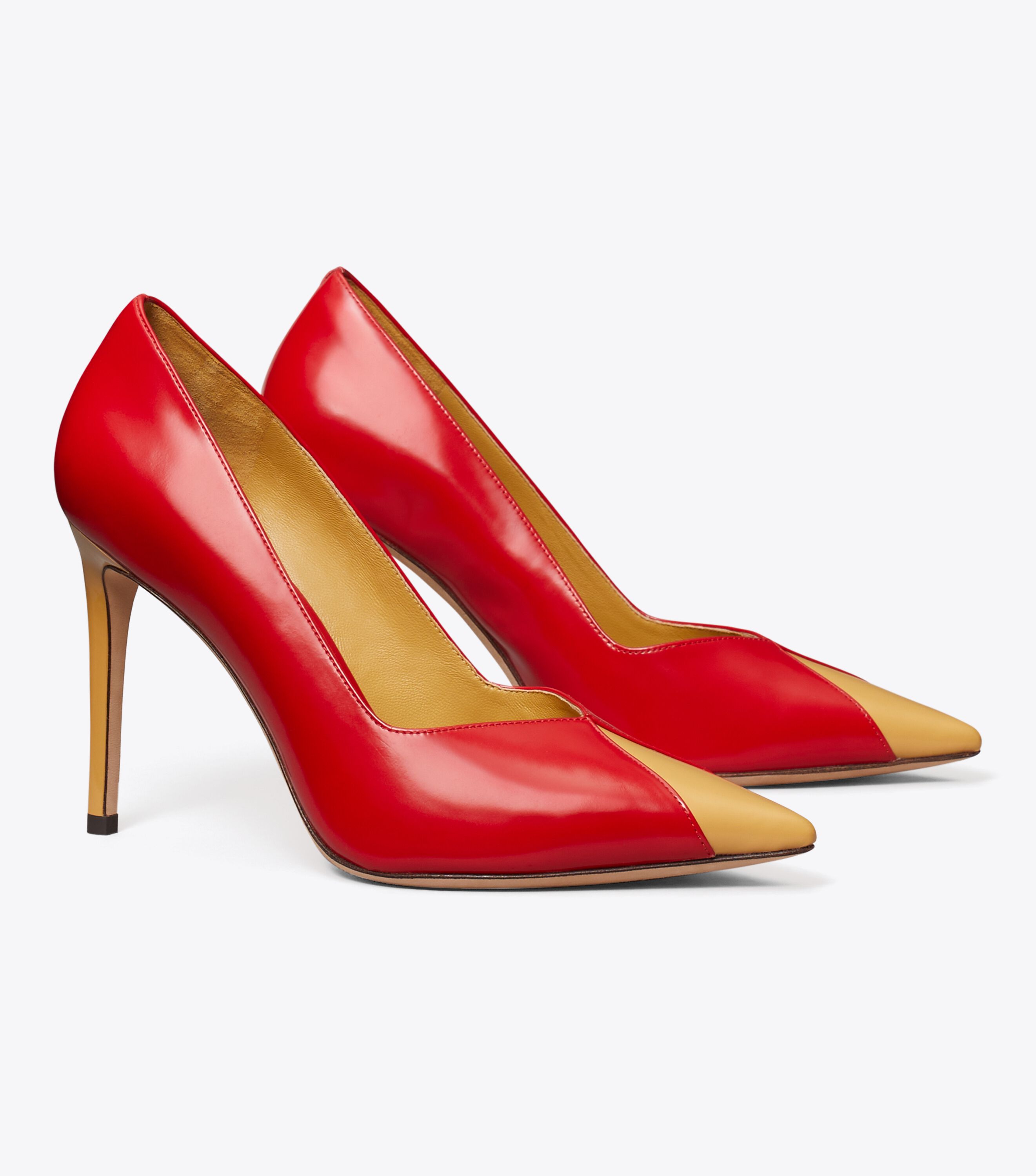 Tory burch clearance red pumps