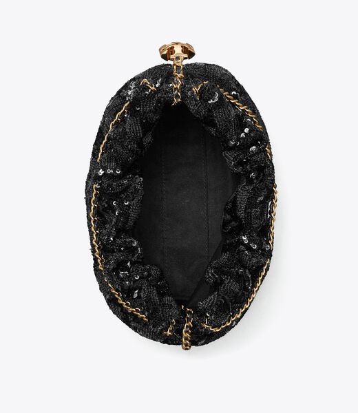 tory burch mini fleming sequin hobo bag