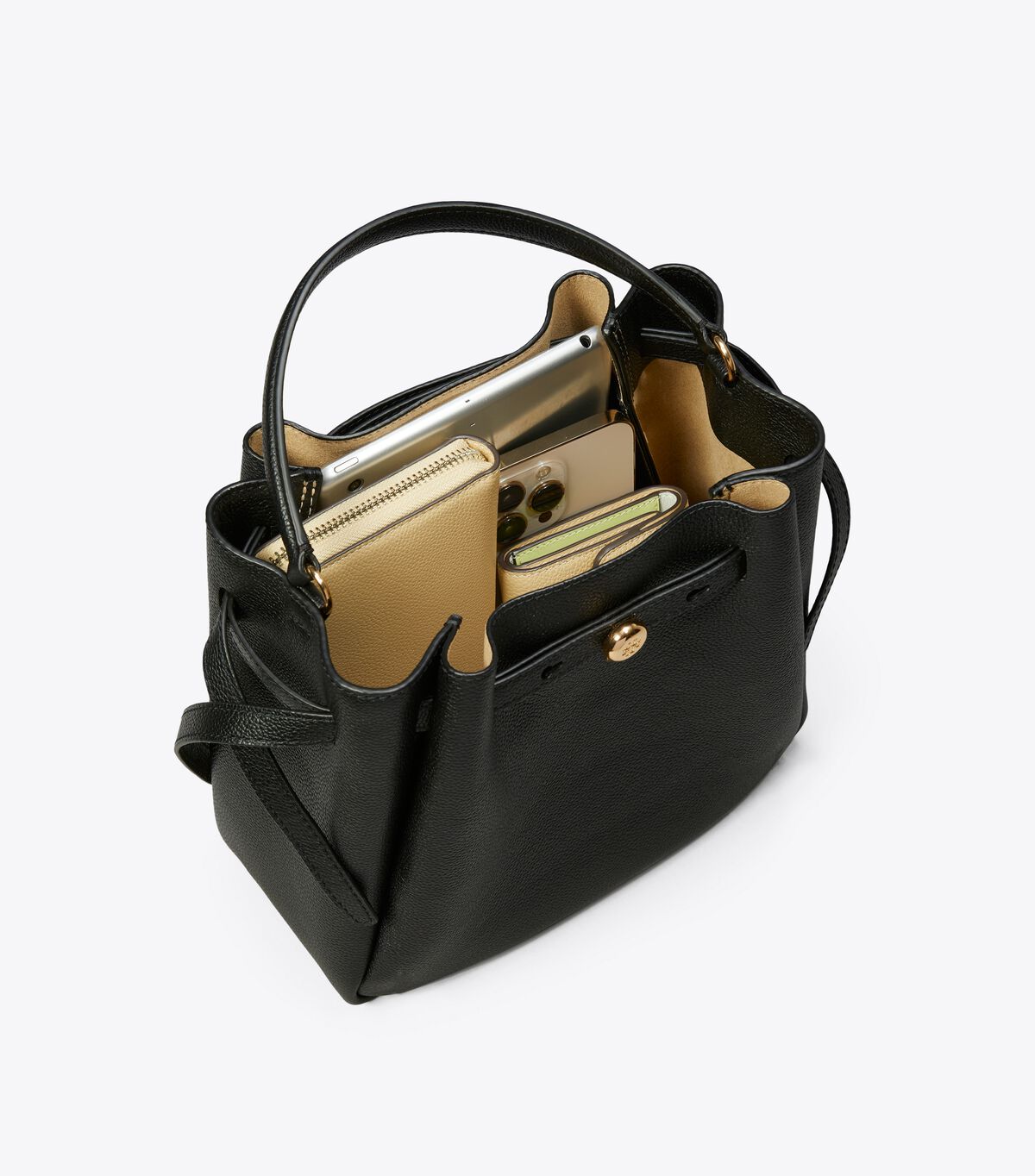 tory burch romy bucket bag