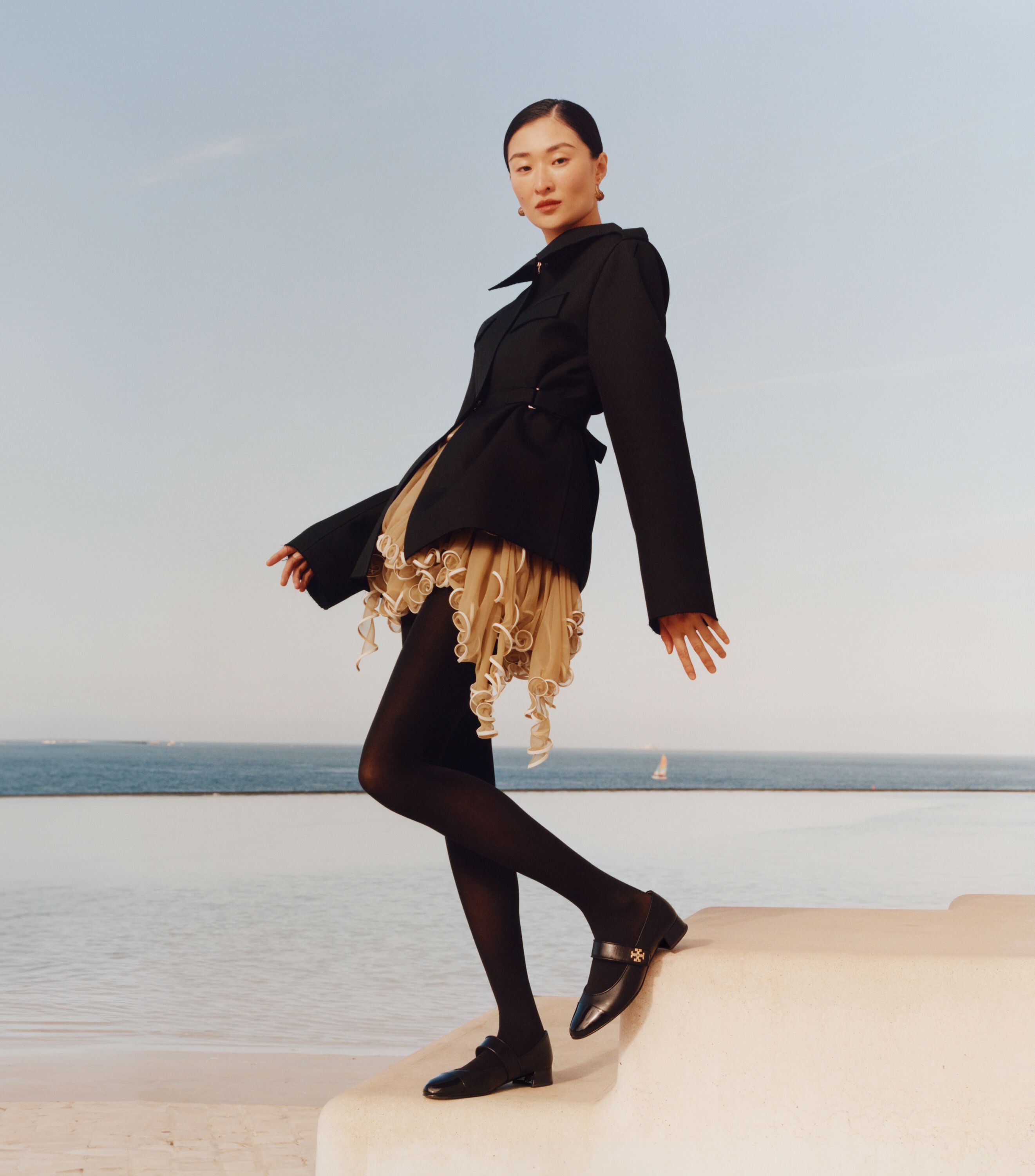 バレエシューズ送料&関税込★TB★CAP-TOE MARY JANE HEEL BALLET Cap-Toe Mary Jane Pavé Heeled Ballet: Women's Shoes | Flats