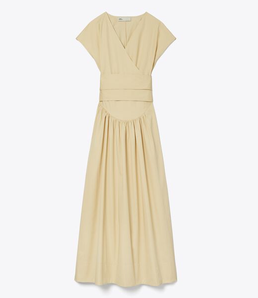 Cotton Poplin Wrap Dress