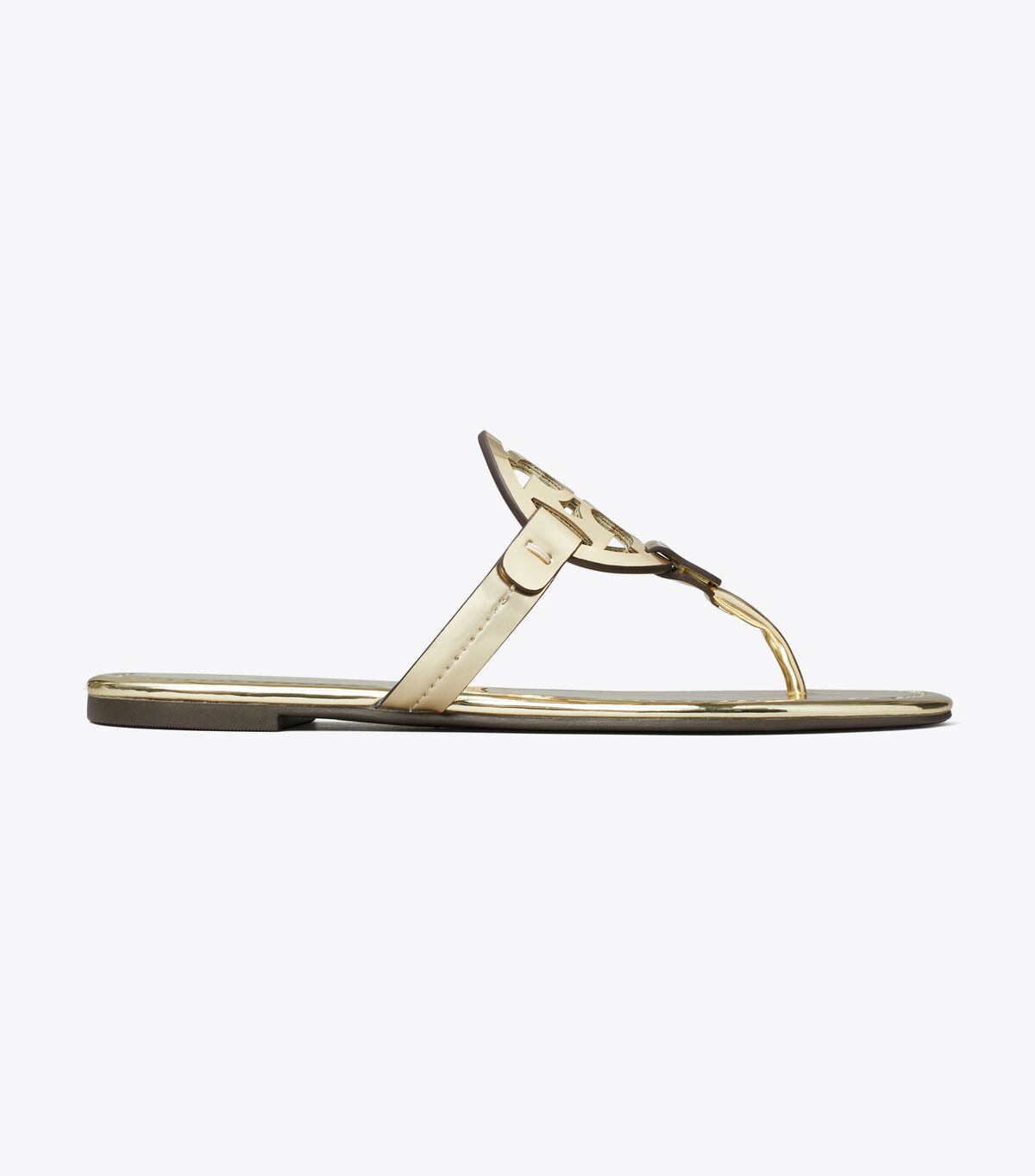 tory burch miller metallic sandal