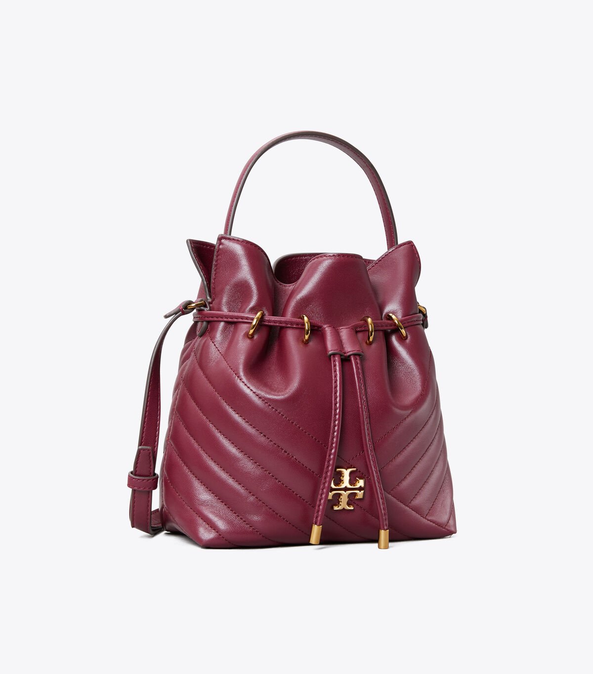 tory burch kira chevron mini bucket bag