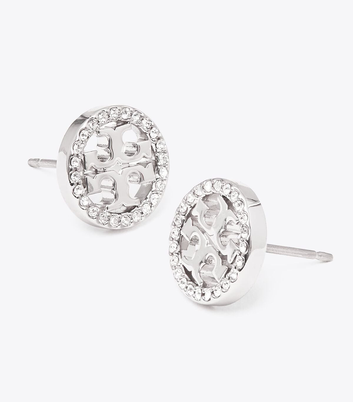 tory burch miller pave stud earring