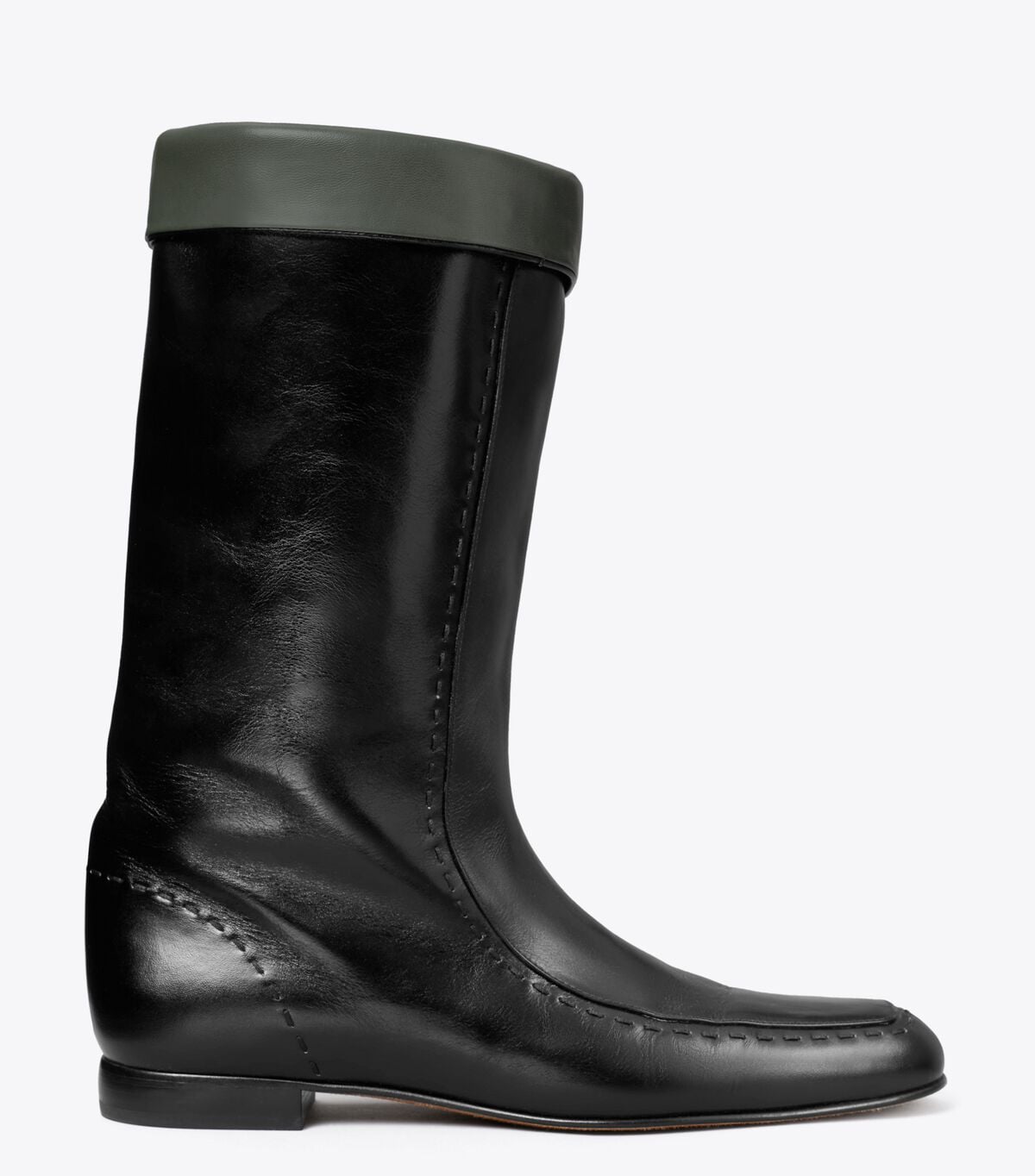 tory burch flat riding boot