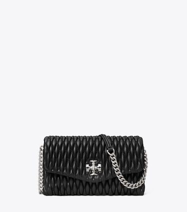 Kira Ruched Chain Wallet