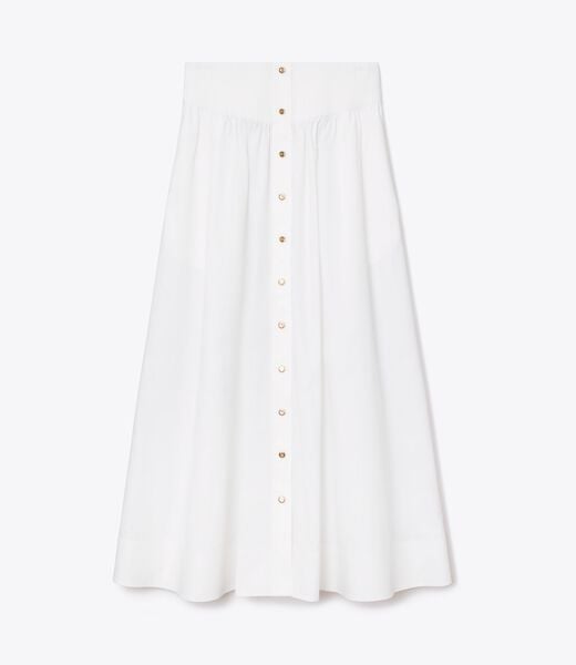 Poplin Skirt tory burch poplin skirt