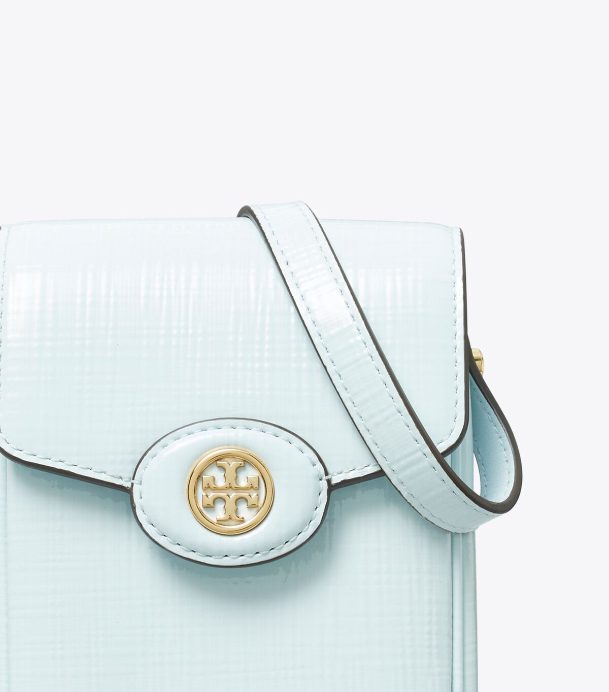 tory burch robinson crosshatched phone crossbody