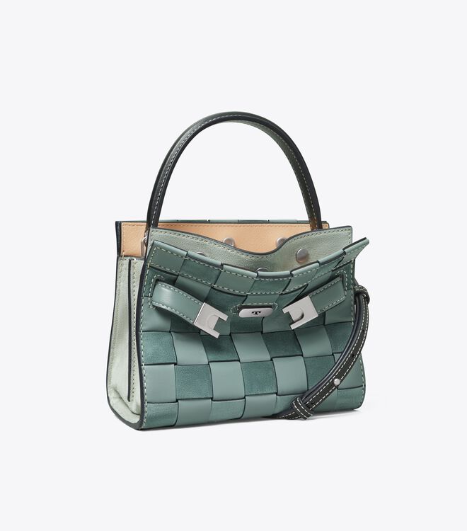 Lee Radziwill Woven Petite Double Bag | View All Sale | Tory Burch