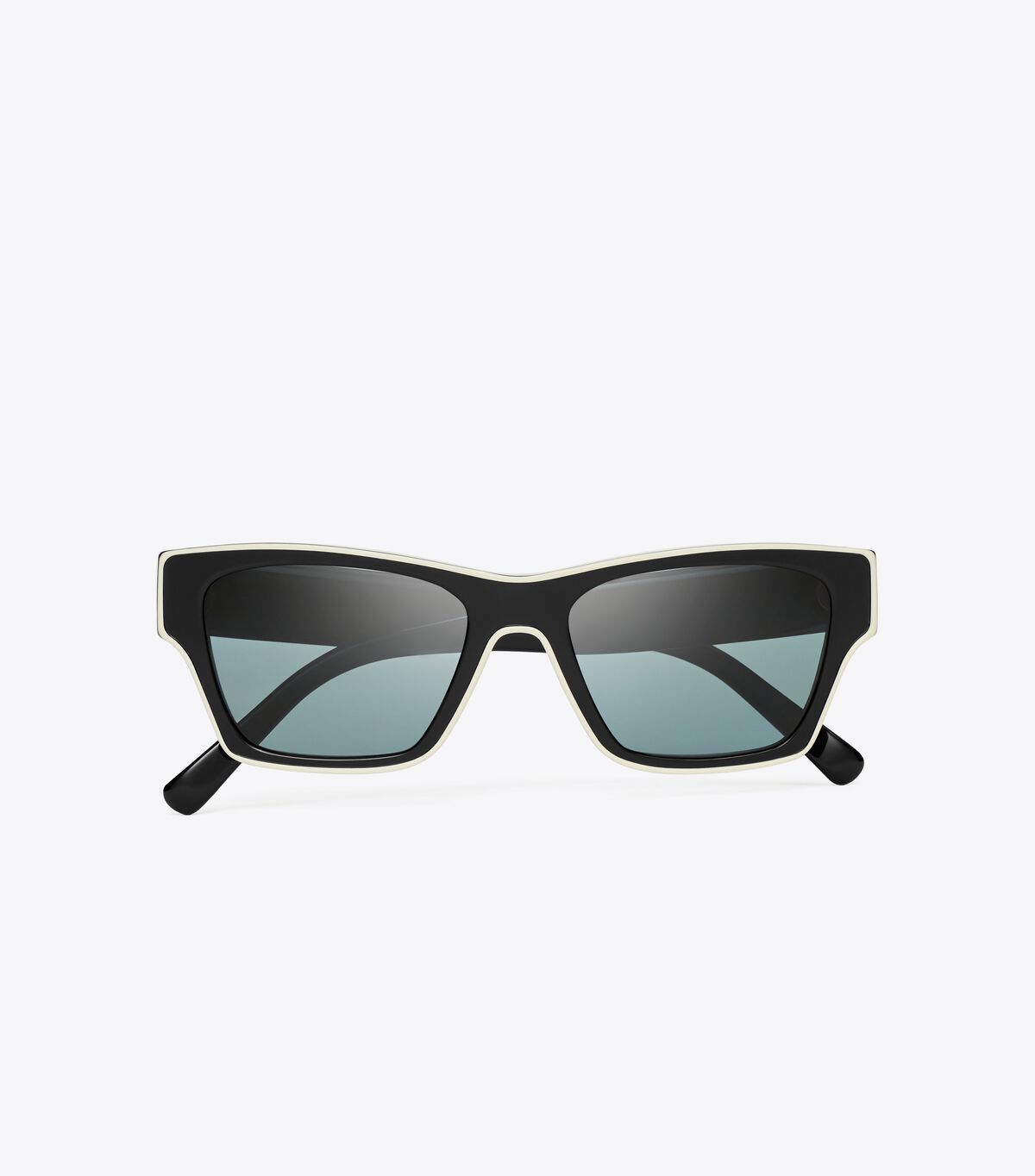 tory burch نظارة شمسية مستطيلة الشكل