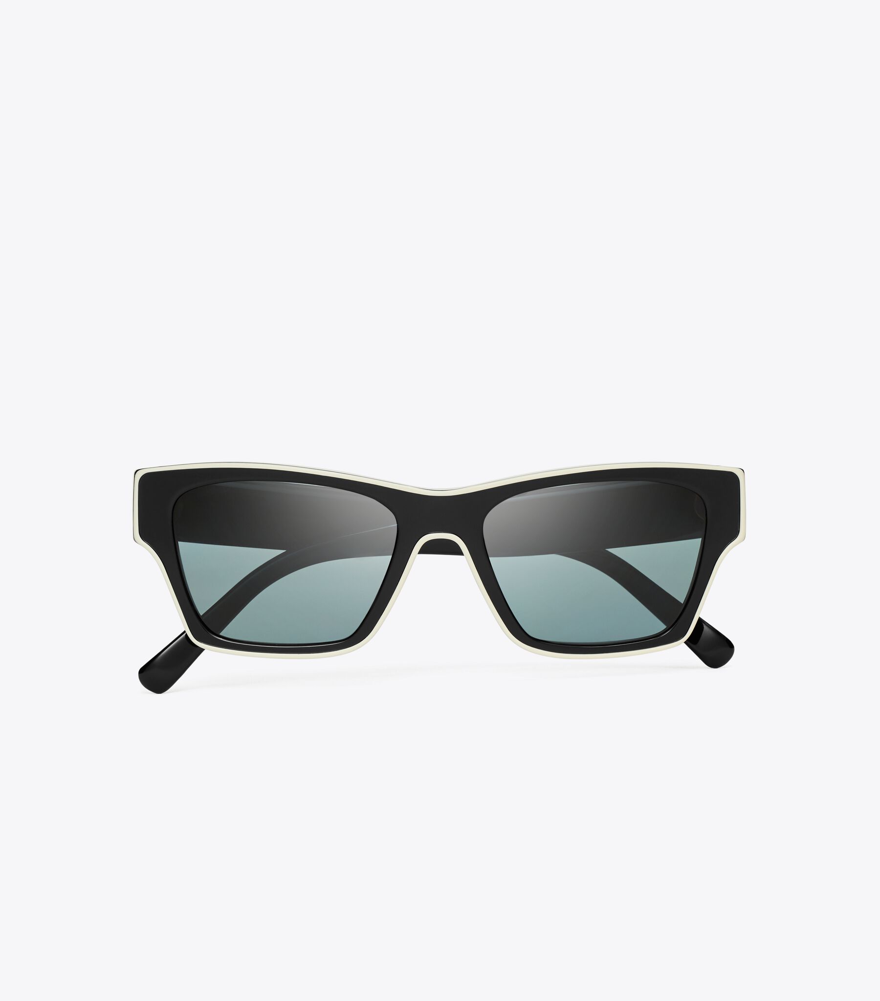 Tory Burch Outlined Rectangle Sunglasses Kira Rectangle Sunglasses: Women main image 4