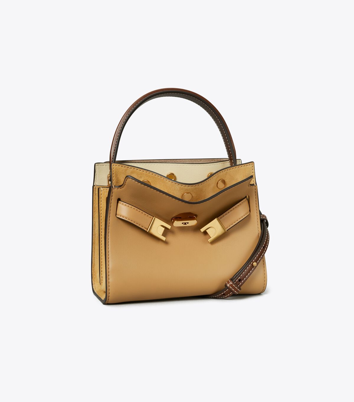 tory burch petite lee radziwill double bag