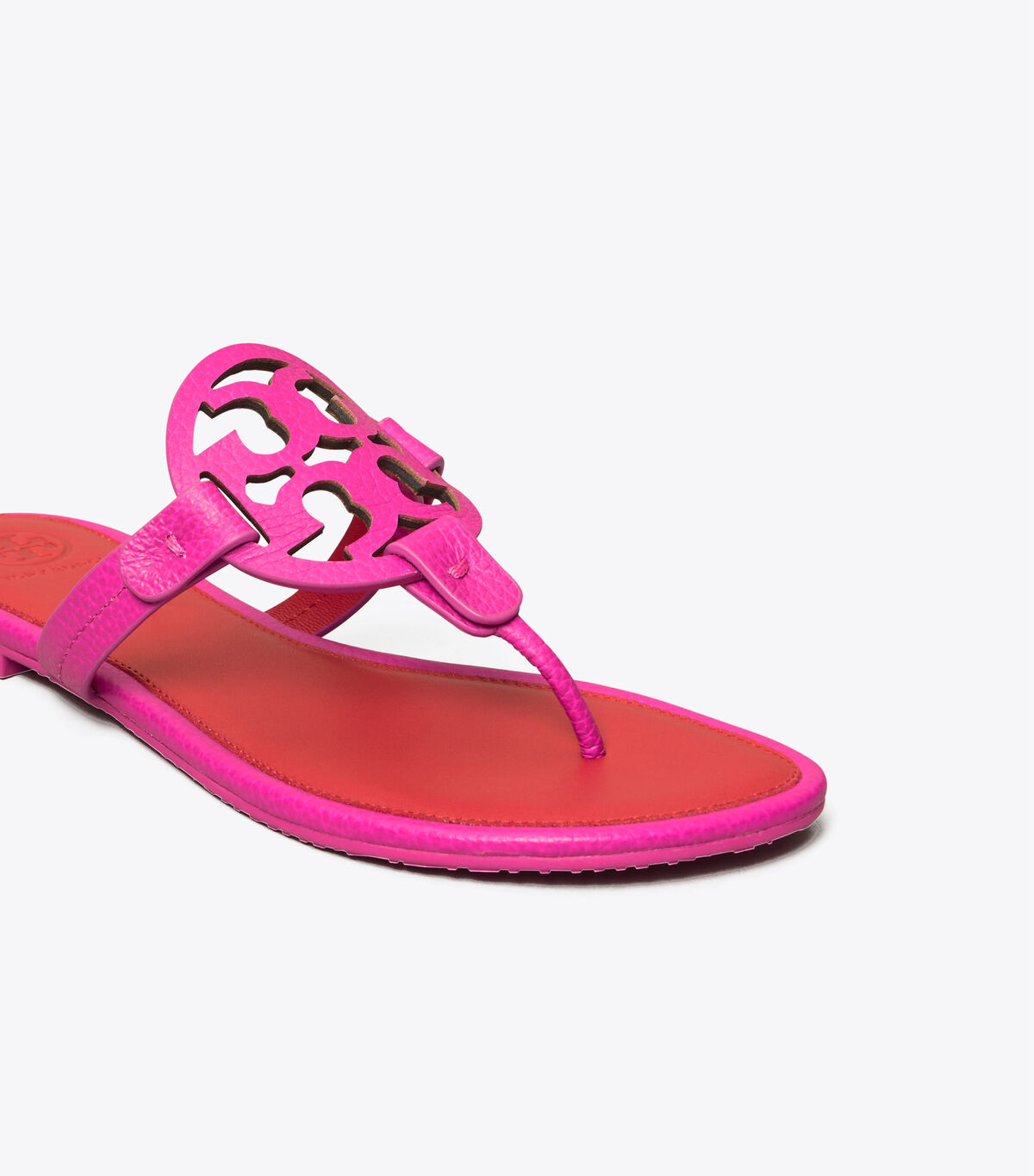 tory burch miller sandal tumbled leather