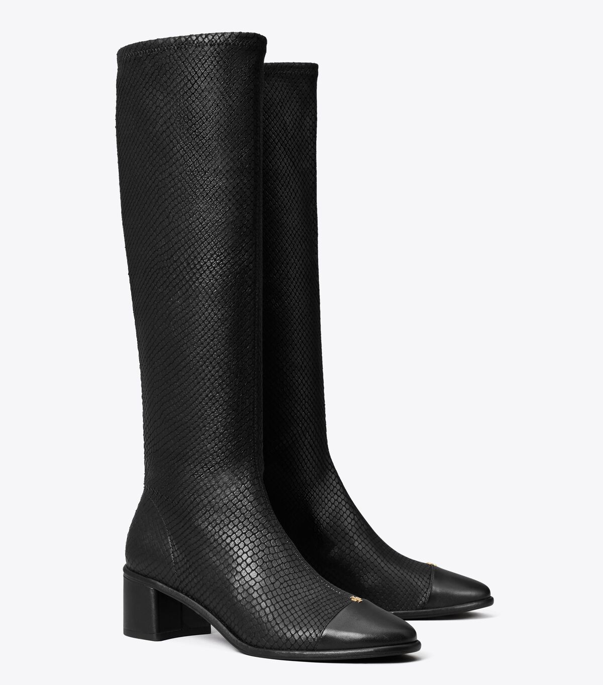 tory burch cap toe knee high boot