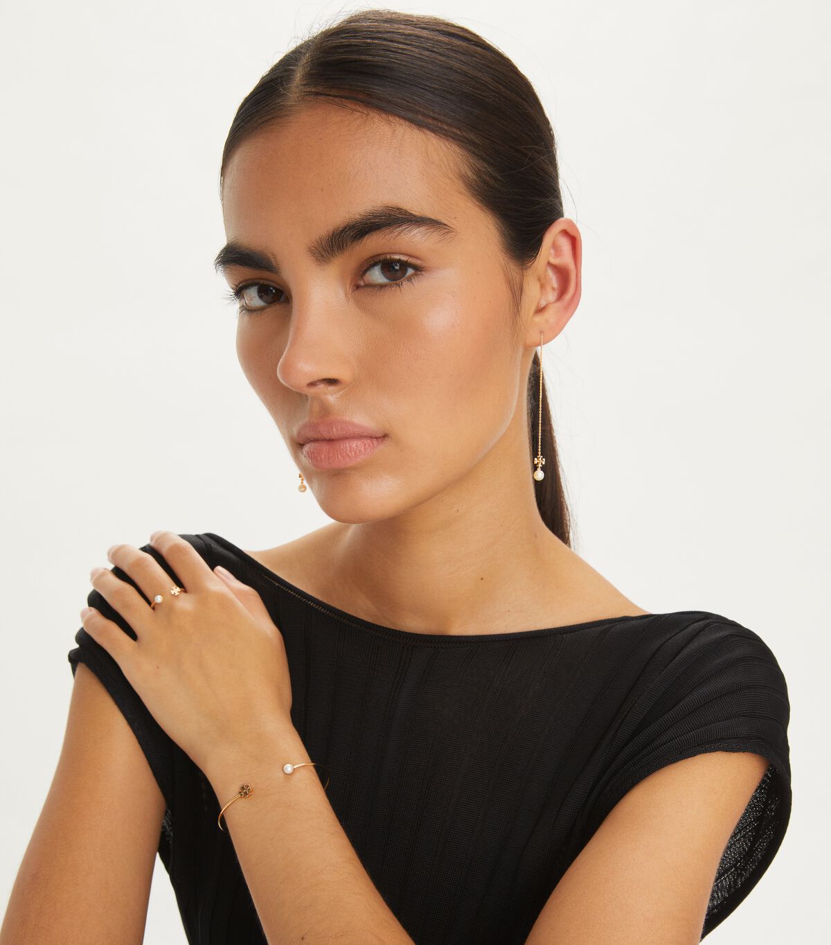 tory burch kira pearl ring