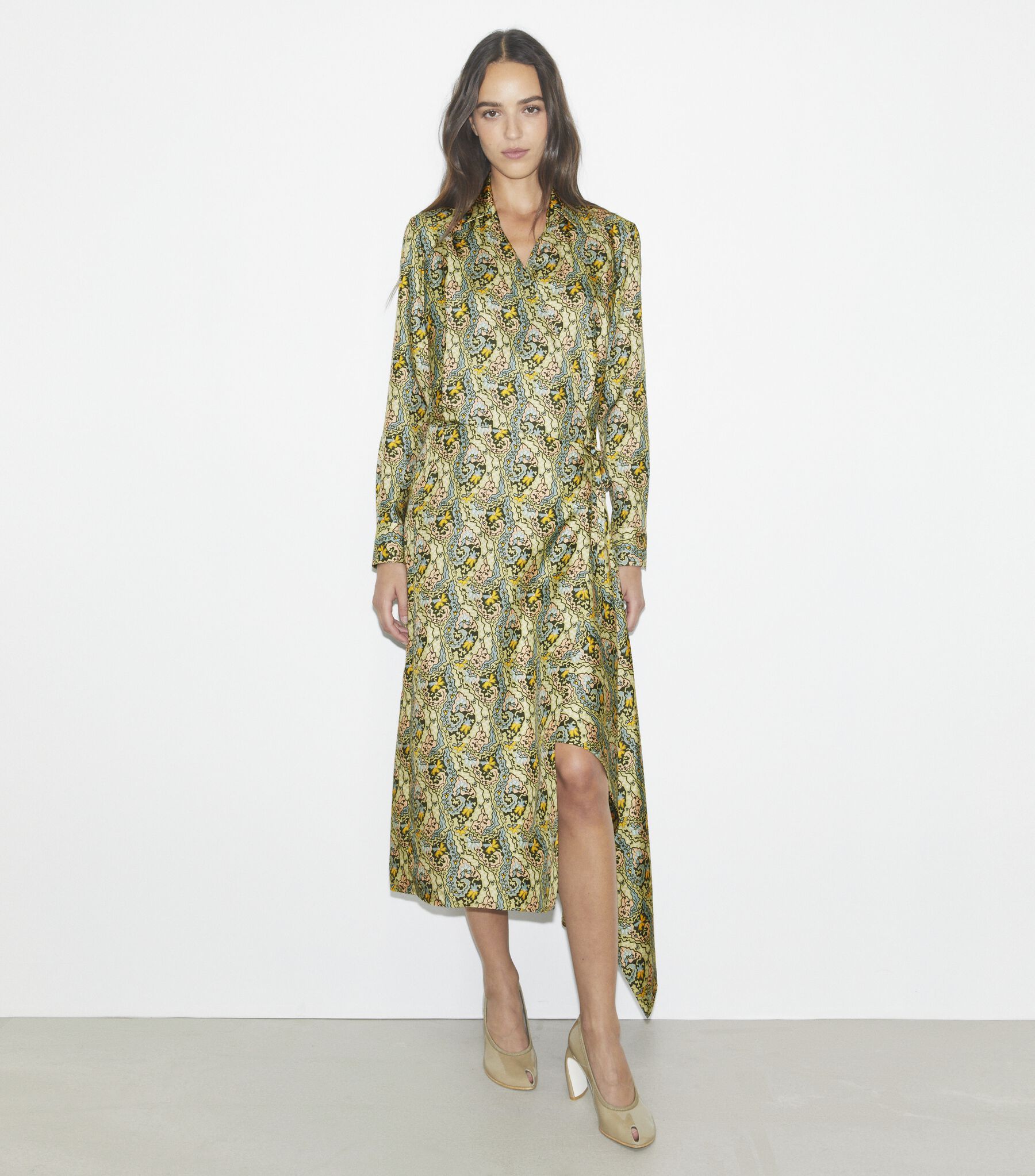 tory burch silk wrap dress Tory Burch Printed Silk Wrap Dress Size 10 NWT $598