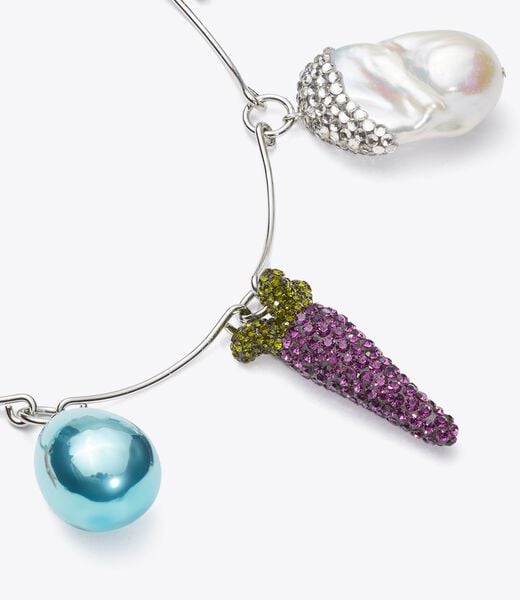 tory burch قلادة كيوريوسيتي فيجتابل