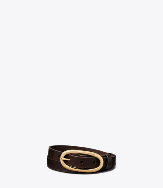 tory burch large pierced buckle belt