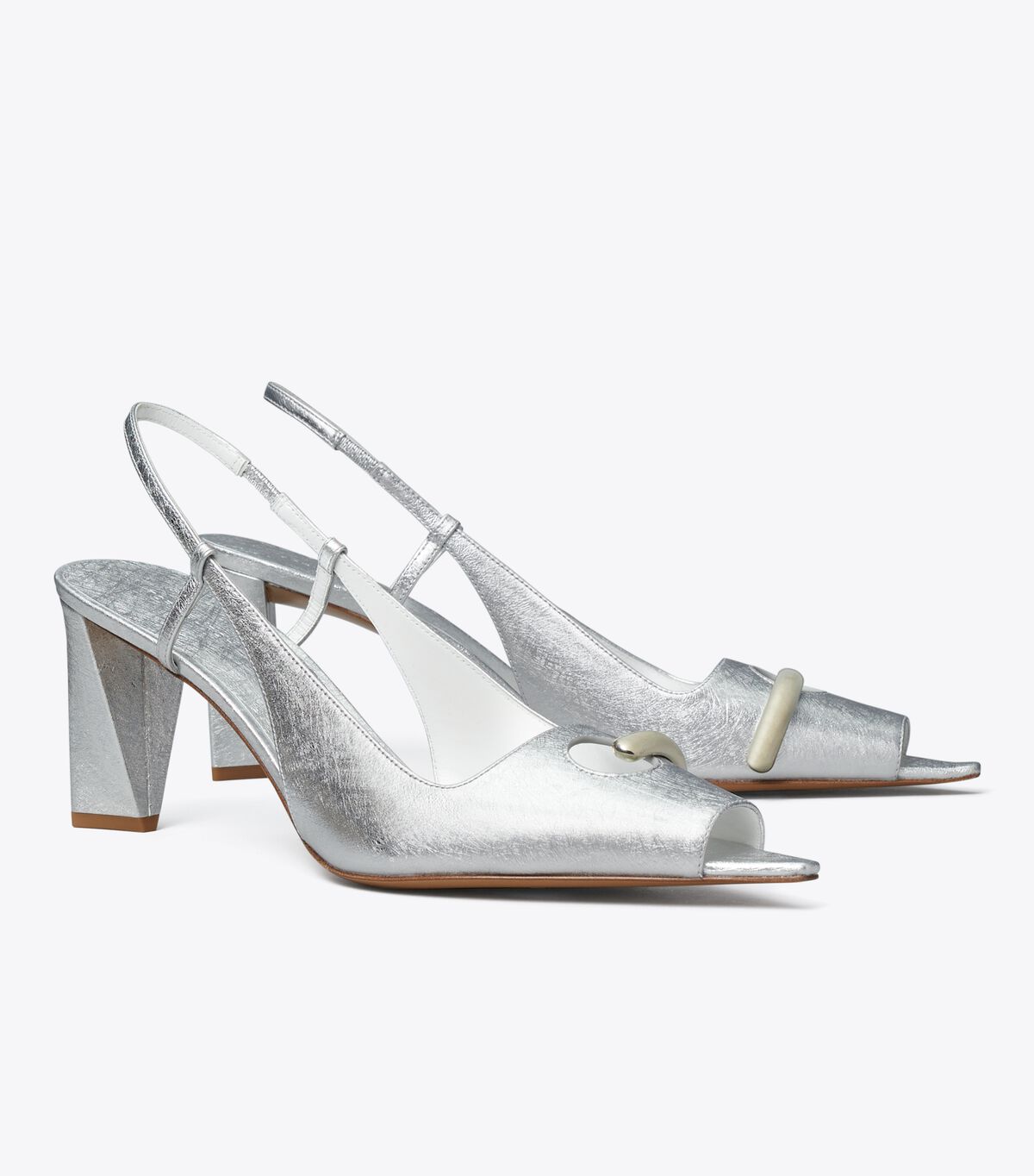 tory burch pierced peep toe slingback
