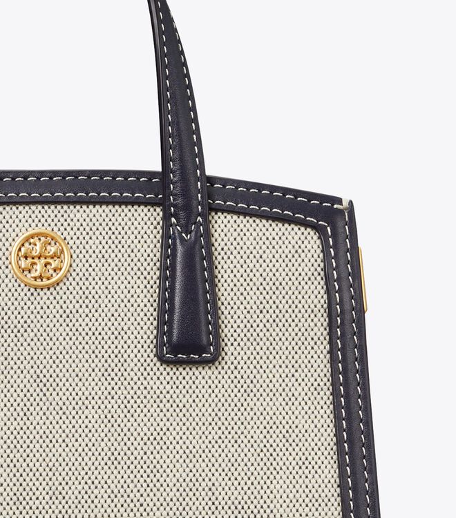 Walker Canvas Micro Satchel Handbags Tory Burch