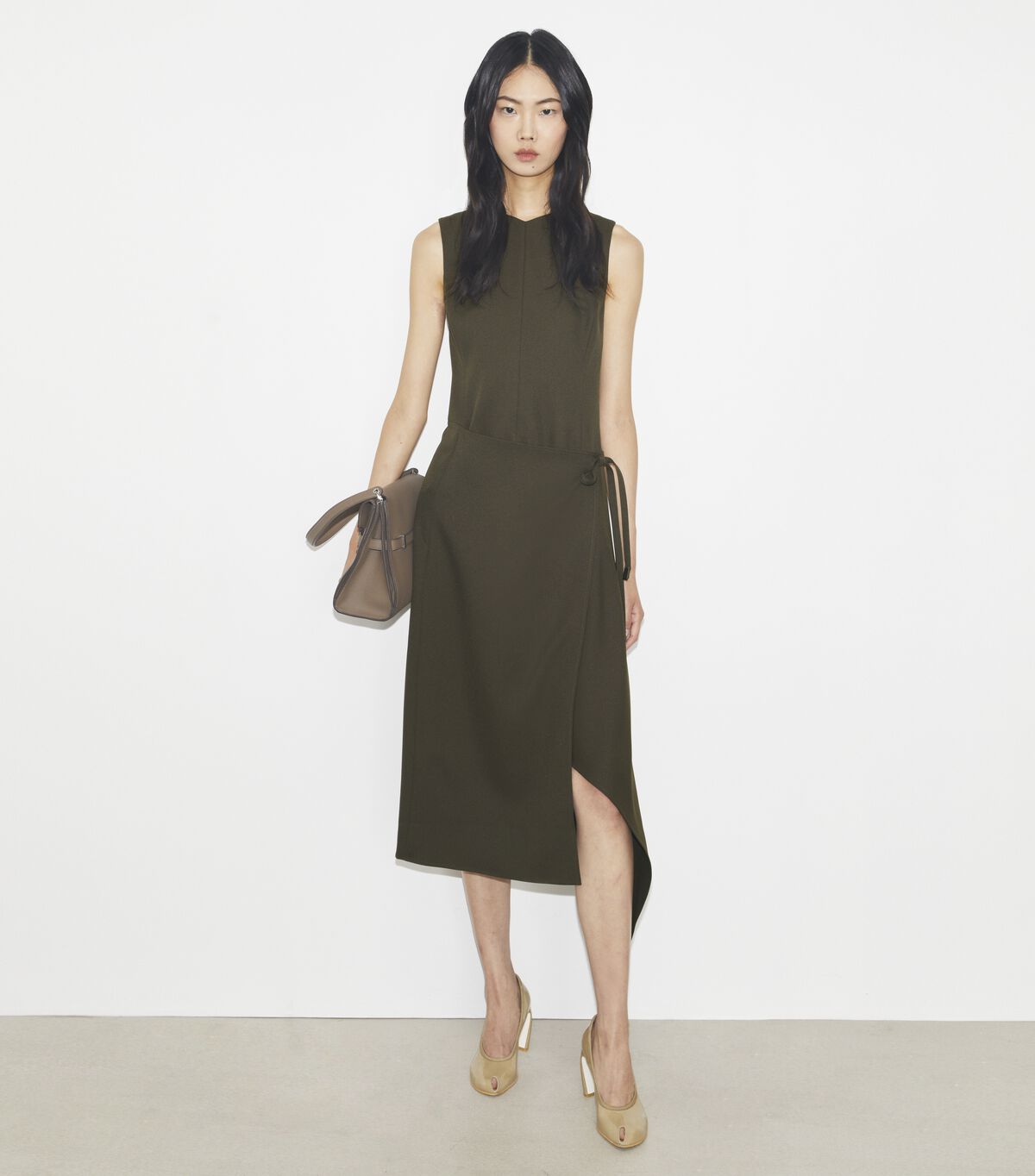 tory burch twill wrap dress