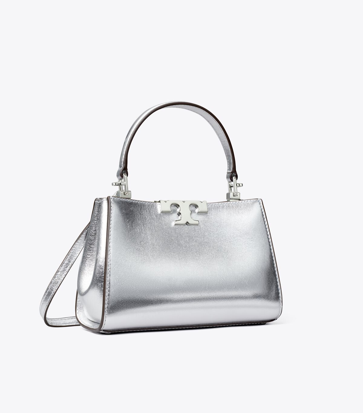 tory burch mini eleanor metallic satchel
