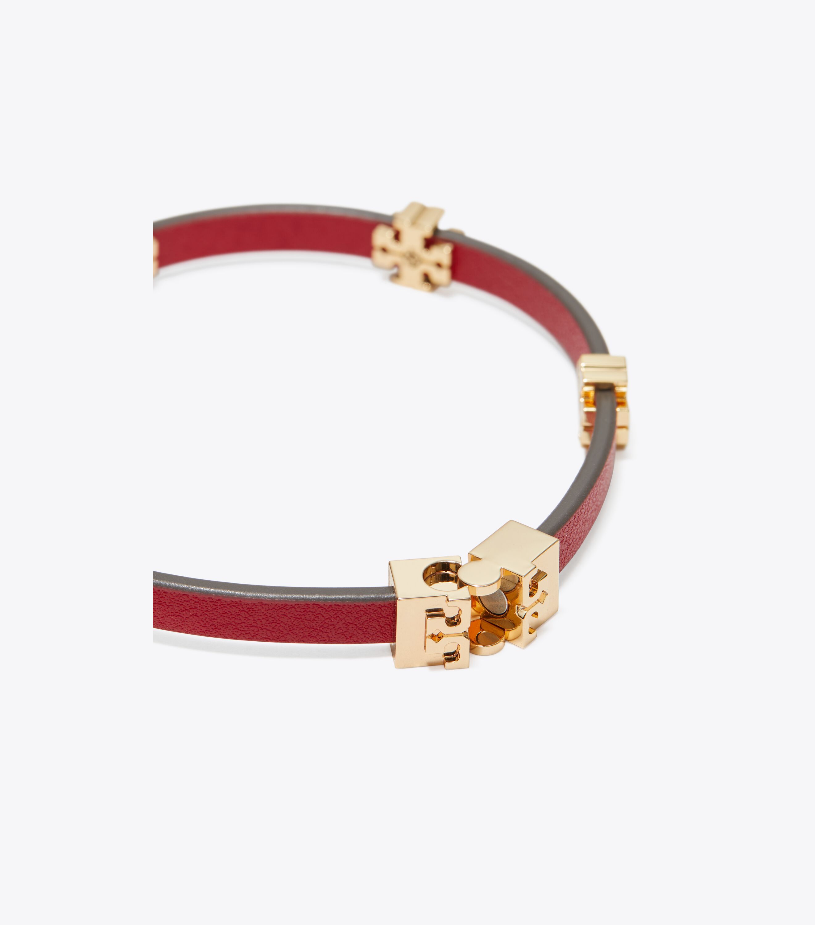 Eleanor Bio Bracelet, Tory Gold / Ruby | Tory Burch KW