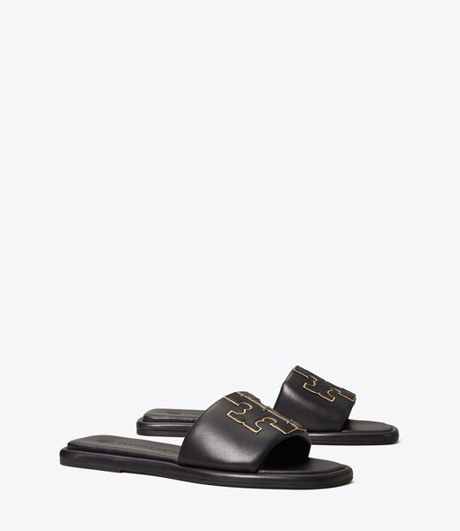 tory burch double t sport slide