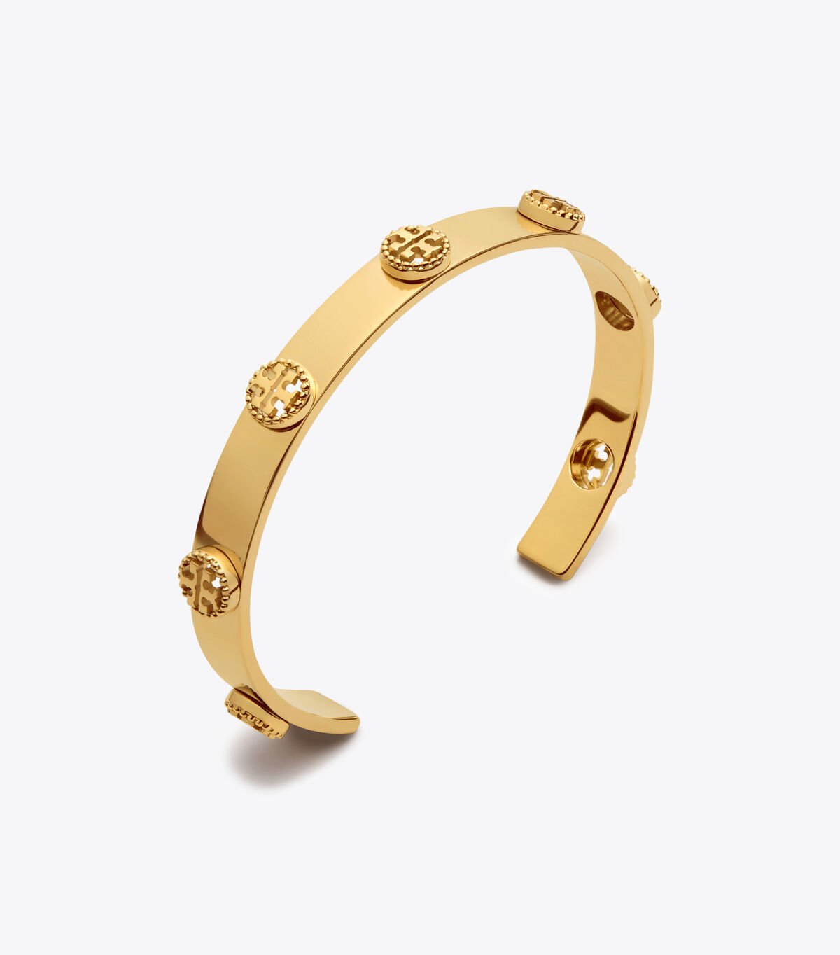 tory burch milgrain logo cuff