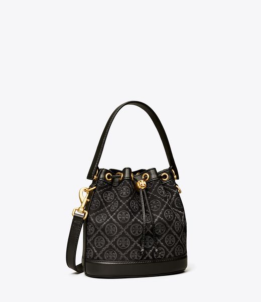 tory burch t monogram bucket bag