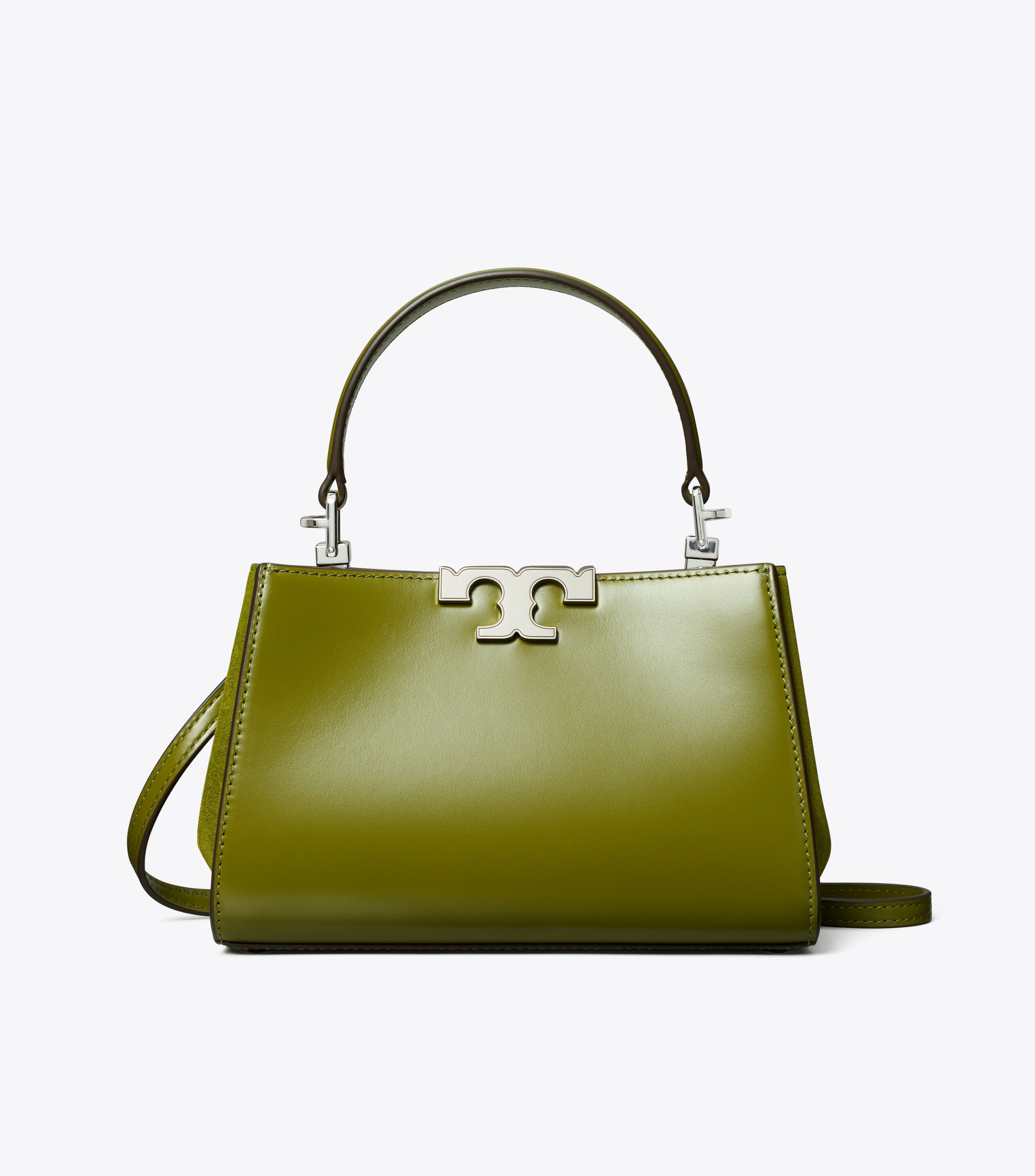 Mini Eleanor Satchel, Dark Matcha | Tory Burch KW