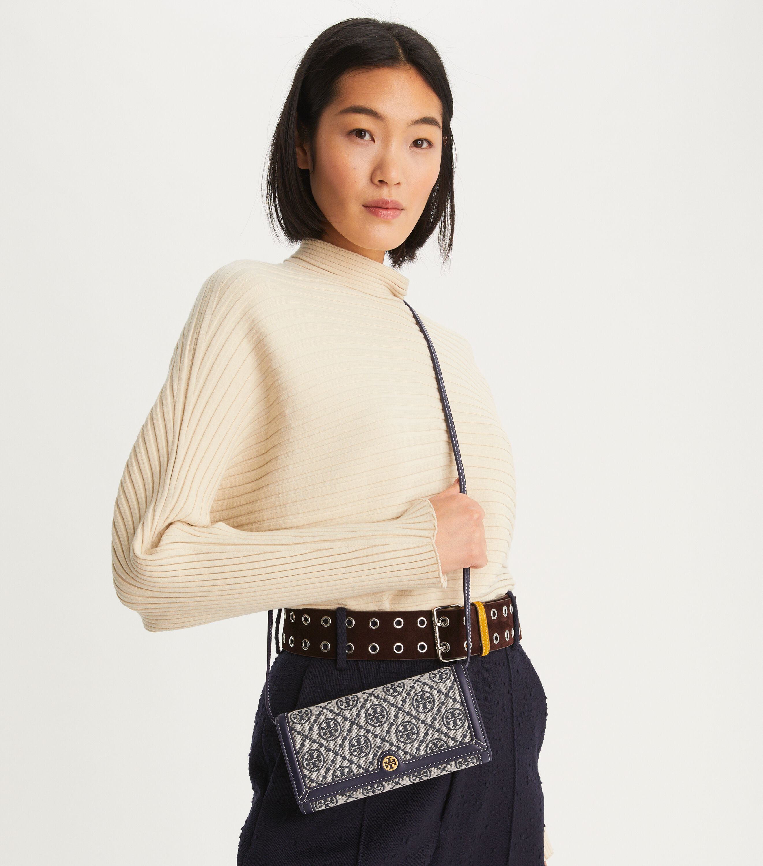 Tory Burch T Monogram Wallet Crossbody Tory Burch KW