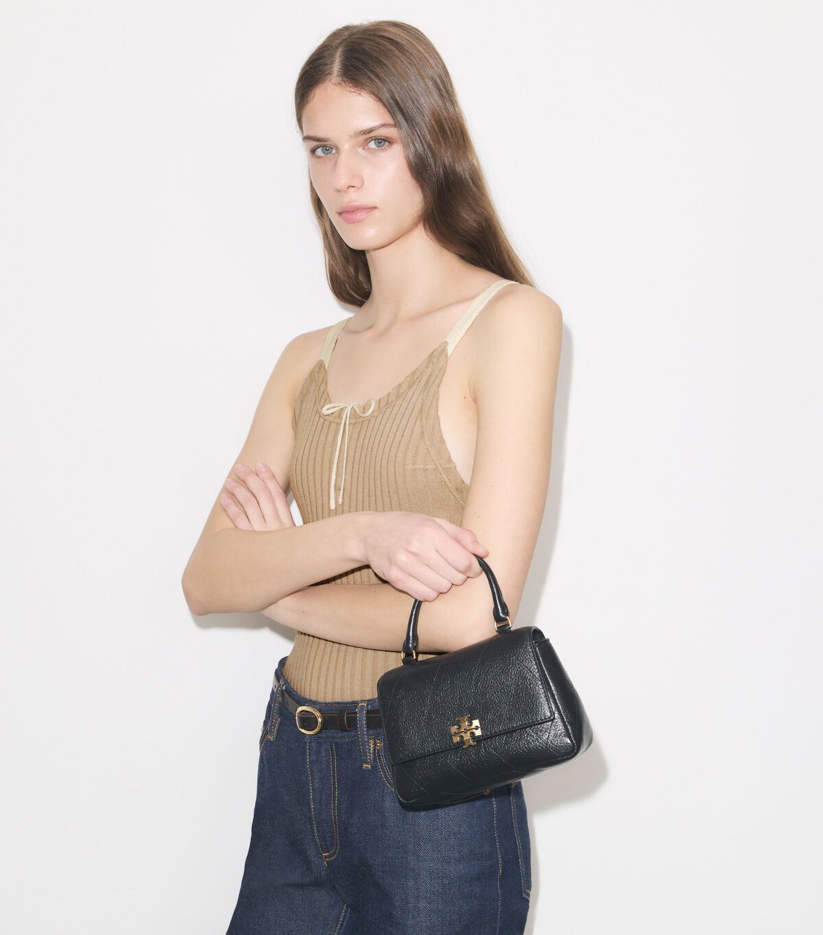 tory burch mini charlie quilted top handle crossbody