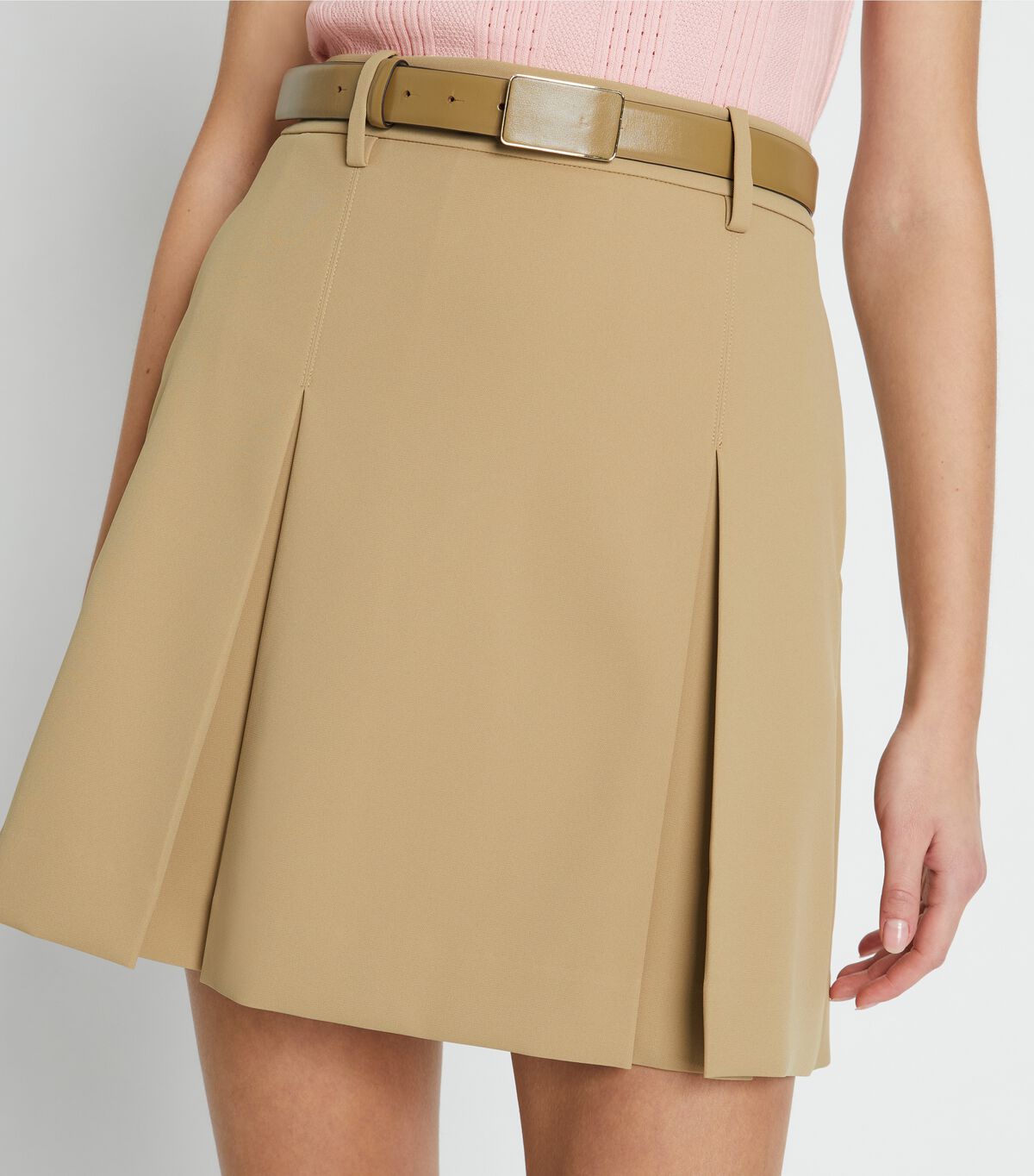 tory burch pleated front nylon golf skirt