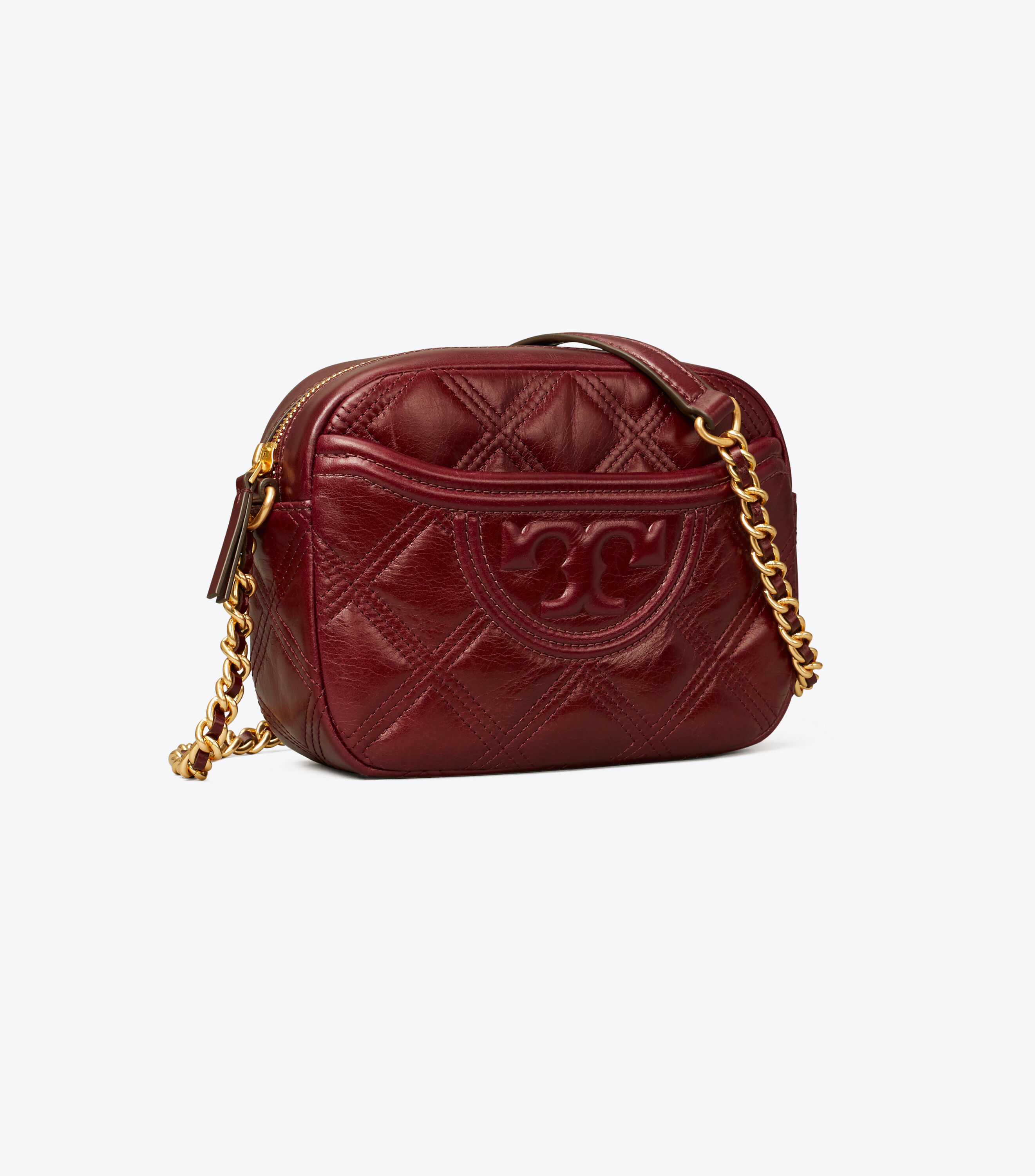 Tory burch distressed shop fleming camera bag